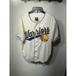 Golden State Warriors Mens NBA Jersey White Number 46 Short Sleeve XL